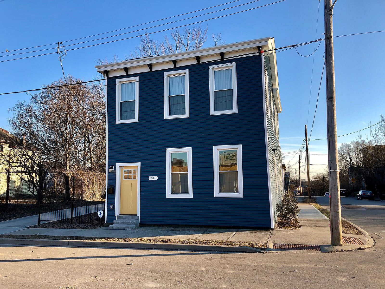 A two-story frame house in Walnut Hills, Cincinnati.